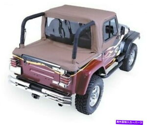 y y[WLu\tggbvƃgm[Jo[XpCXfj97-02W[vO[TJ Rampage Cab Soft Top and Tonneau Cover Spice Denim for 97-02 Jeep Wrangler TJ