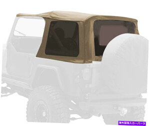 �y SMITTYBILT 9870217 87-95�����O���[YJ�p�̃e�B���g�E�B���h�Ew/�e�B���g�E�B���h�E����������\�t�g�g�b�v Smittybilt 9870217 Replacement Soft Top w/ Tinted Windows for 87-95 Wrangler YJ�y���s�A���i�z