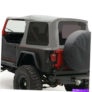 y Smittybilt\tggbv-OEMtOEM - fjO[ Smittybilt Soft Top - Oem Replacement W/Tinted Windows - Denim Gray