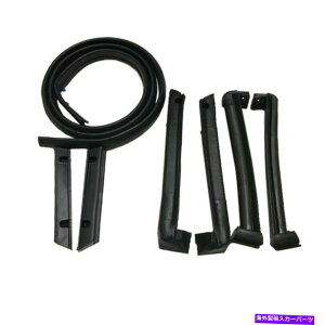 �y 1986-96�V�{���[�x�[�X�R���o�[�`�u���̐V����7�s�[�X�\�t�g�g�b�v�E�F�U�[�X�g���b�v�L�b�g New 7 Piece SOFT Top Weatherstrip Kit For 1986-96 Chevrolet Base Convertible�y���s�A���i�z