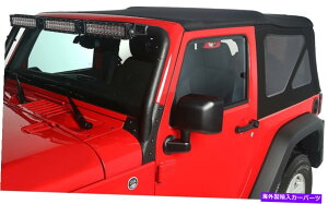 y 2010N2018N̊ȃbW\tggbvubNW[vO[JK 13737.35 2hA Rugged Ridge Soft Top Black For 2010-2018 Jeep Wrangler JK 13737.35 2 Door