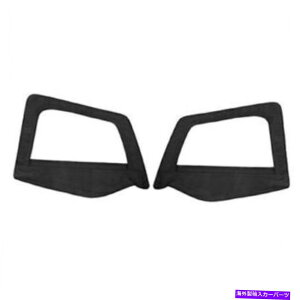 �y Smittybilt89615�\�t�g�g�b�v�h�A�X�L��1988-1995 Jeep YJ�̃u���b�N�f�j���̂� Smittybilt 89615 Soft Top Door Skins Only Black Denim For 1988-1995 Jeep YJ�y���s�A���i�z