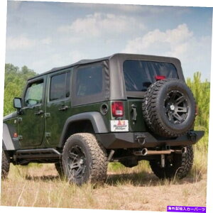 �y ���ȃ��b�W13741.35�\�t�g�g�b�v�u���b�N�_�C�������h�F4dr 07-11�W�[�v�����O���[B10 Rugged Ridge 13741.35 Soft Top Black Diamond Tinted 4DR 07-11 Jeep Wrangler B10�y���s�A���i�z