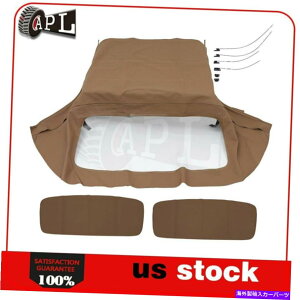 y 1996N2002NBMW Z3 E36̑t^Ro[`u\tggbv Tan Convertible Soft Top with Window for 1996-2002 BMW Z3 E36