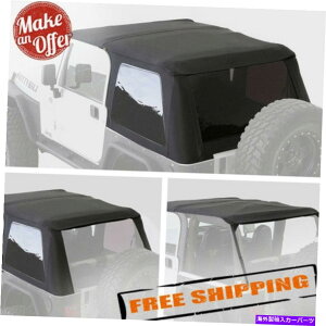 �y Smittybilt 9973235 1997�N����2006�N��Jeep Wrangler TJ�̃{�E���X2-in-1�R���{�\�t�g�g�b�v Smittybilt 9973235 Bowless 2-in-1 Combo Soft Top for 1997-2006 Jeep Wrangler TJ�y���s�A���i�z