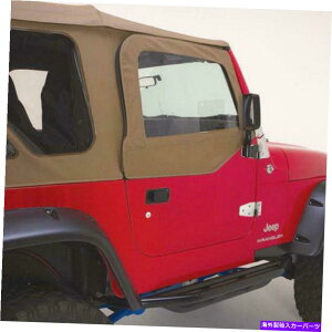 y p[W89617_炩㕔hAyÃhA̔A87-06O[ Rampage 89617 Door Skin For Soft Upper Doors Pair, 87-06 Wrangler