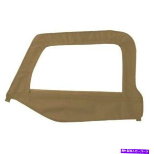 �y Smittybilt�\�t�g�g�b�v�h�A�X�L���t���h���C�o�[�T�C�h - 97-06�����O���[TJ�̃X�p�C�X Smittybilt Soft Top Door Skin w/ Frame Driver Side - Spice for 97-06 Wrangler TJ�y���s�A���i�z