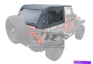 �y �����p�[�W109935�t���[�����X�\�t�g�g�b�v�L�b�g�Z�C���N���X�t�B�b�g07-16�����O���[�iJK�j Rampage 109935 Frameless Soft Top Kit Sailcloth Fits 07-16 Wrangler (JK)