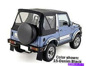 y p\tggbvubN98615 w/NAAEBhE86-94sa Replacement Soft Top BLACK 98615 w/ clear rear windows 86-94 FOR Suzuki SAMURAI