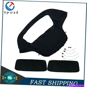 y BMW Z3 1996 97-2002p̃Ro[`u\tggbvgbvƃvX`bNubN Convertible Soft Top Replacement & Plastic Window Black For BMW Z3 1996 97-2002