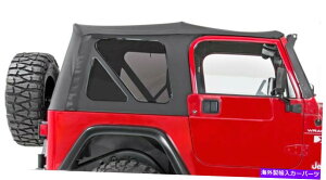 y 97-06W[vO[\tggbvLoX3̐FtAEBhE 97-06 Jeep Wrangler Soft Top Canvas and Three Tinted Rear Windows