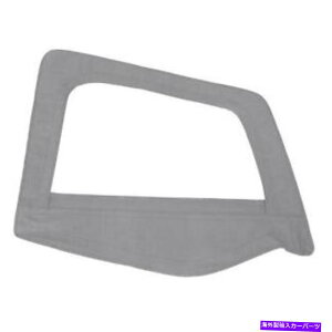 y \tggbvhAXLw/t[87-95O[YJpXTChfjO[X~beBrg Soft Top Door Skin W/ Frame 87-95 Wrangler YJ Pass Side Denim Gray Smittybilt