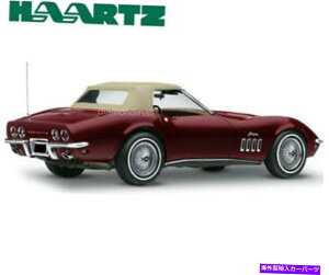 y V{[Rxbg1968-1975Ro[`u\tggbv^XeCt@[XgNX Chevrolet Corvette 1968-1975 Convertible Soft Top TAN Stayfast Cloth