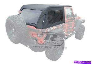 �y Rampage109935�t���[�����X�\�t�g�g�b�v�L�b�g�A�Z�C���N���X�\�t�g�g�b�v Rampage 109935 Frameless Soft Top Kit, Sailcloth Soft Top