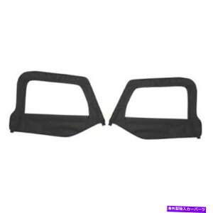 y Smittybilt 89715hAXLAfjubNÂ݂gp邽߂ɏ_炩gbv̂ݐV Smittybilt 89715 Door Skin, Denim Black, Skins Only For Use w/Soft Top Only NEW