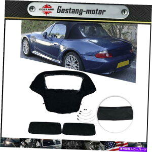 y BMW Z3 1996-2002Ro[`u\tggbv +vX`bNEBhEubN For BMW Z3 1996-2002 Convertible Soft Top Replacement + Plastic Window Black