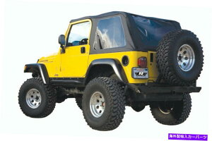 �y �����p�[�W109535�t���[�����X�\�t�g�g�b�v�L�b�g��97-06�����O���[�iTJ�j�ɓK�����܂� Rampage 109535 Frameless Soft Top Kit Fits 97-06 Wrangler (TJ)