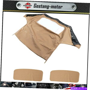 �y Mazda Miata 1990 1991-2005 Tan Cabrio�R���o�[�`�u���g�b�v�ƃv���X�`�b�N���ɓK���Ă��܂� FIT For Mazda Miata 1990 1991-2005 Tan Cabrio Convertible Top & Plastic Window�y���s�A���i�z