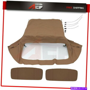 y BMW Z3 96-02̂߂̃Ro[`u\tggbvgbvTan Twill for BMW Z3 96-02 Convertible Soft Top Replacement with Window Tan Twill