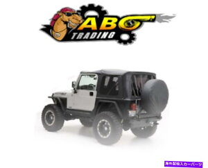 �y 97-06�̃X�~�e�B�r���g�����O���[�����\�t�g�g�b�vw/o�㕔�h�A�X�L��-9971235 Smittybilt For 97-06 Wrangler Replacement Soft Top w/o Upper Door Skins- 9971235�y���s�A���i�z