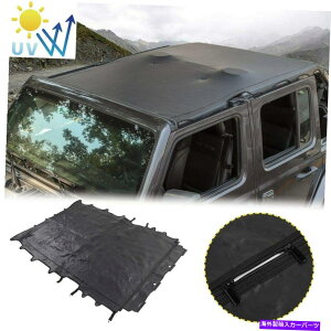 y 4hAW[vO[JL 2018+v̂߂̃\tggbvrLjTVF[hbVA`UV Soft Top Bikini Sunshade Mesh Anti-UV for 4 Door Jeep Wrangler JL 2018+ Leather