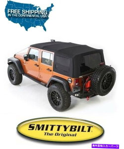 �y 10-18��Smittybilt�v���~�A�������\�t�g�g�b�v�W�[�v�����O���[JKU 4 DR 9086235 Smittybilt Premium Replacement Soft Top For 10-18 Jeep Wrangler JKU 4 Dr 9086235