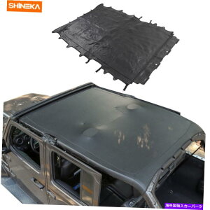y W[vO[̂߂̃\tggbv\bhwbhCTulbgTVF[h2018-20 JL 4DRubN Soft Top Solid Headline Subonnet Sunshade For Jeep Wrangler 2018-20 JL 4Dr Black