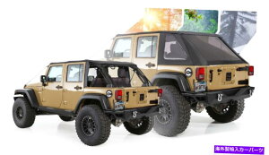 �y 2007-2017�W�[�v�����O���[�������̃t���[�����X�{�E���X�\�t�g�g�b�v�L�b�g�iHRDW���K�v�j 2007-2017 Jeep Wrangler Unlimited Frameless Bowless Soft Top Kit (requires hrdw)