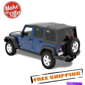 幌 07-18用のBestop SuperTop NXソフトトップw/ティントウィンドウ Bestop Supertop NX Soft Top w/ Tinted Windows for 07-18 Jeep Wrangler JKU 4-Door