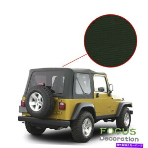 y Jeep Wrangler̃\tggbvgbvp̐F̍fj1997-05 2006 Soft Top Replacement Tinted Windows Black Denim For Jeep Wrangler 1997-05 2006