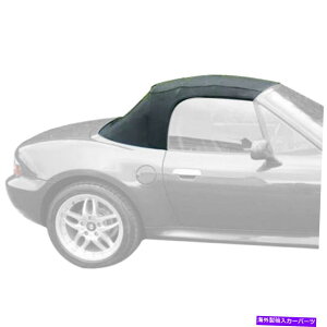 �y BMW Z3 1996-2002�R���o�[�`�u���\�t�g�g�b�v�����ƃv���X�`�b�N�E�B���h�E�u���b�N For BMW Z3 1996-2002 Convertible Soft Top Replacement & Plastic window Black�y���s�A���i�z