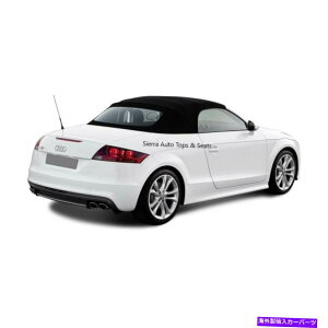 �y Audi TT 2007-14�R���o�[�`�u���\�t�g�g�b�vw/�K���X���ATwillfast RPC Cloth�ABlack Audi TT 2007-14 Convertible Soft Top w/ Glass Window, Twillfast RPC Cloth, Black�y���s�A���i�z