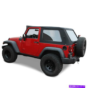 �y �W�[�v�����O���[JK 2007-18 2�h�A���b�W�����i�[�t���[�����X�X�^�C���\�t�g�g�b�v Jeep Wrangler JK 2007-18 2 Door Ridge Runner Frameless Style Soft Top