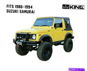 y LO4WD 14011035 86-94̃\tggbveBgEBhE King 4WD 14011035 Soft Top Tinted Windows For 86-94 Suzuki Samurai