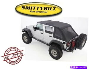 �y smittybilt bowless�R���{�g�b�v�L�b�g�u���b�N�_�C�������h�t�B�b�g07-18�W�[�v�����O���[jku 4 dr Smittybilt Bowless Combo Top Kit Black Diamond fits 07-18 Jeep Wrangler JKU 4 Dr�y���s�A���i�z