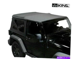 �y 10-18�W�[�v�����O���[JK 2�h�A�v���~�A�������_�炩�����t���\�t�g�g�b�v 10-18 Jeep Wrangler JK 2 Door Premium Replacement Soft Top With Tinted Windows�y���s�A���i�z