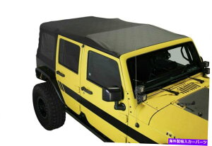 �y 10-18�W�[�v�����O���[JKU 4�h�A�v���~�A�������_�炩�����t���\�t�g�g�b�v 10-18 Jeep Wrangler JKU 4 Door Premium Replacement Soft Top With Tinted Windows�y���s�A���i�z