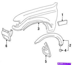 }bhK[h 1992-1997hN[U[{̃g^tF_[}bhK[hO76604-60021I 1992-1997 LAND CRUISER GENUINE TOYOTA FENDER MUDGUARD LEFT FRONT 76604-60021 !