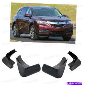 �}�b�h�K�[�h 4�}�b�h�t���b�v�X�v���b�V���K�[�h�t�F���_�[�J�[�}�b�h�K�[�hACURA MDX 2014 2015 2016 4 Mud Flaps Splash Guard Fender Car Mudguard for Acura MDX 2014 2015 2016