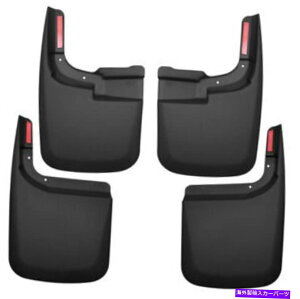 �}�b�h�K�[�h �t�B�b�g17-22 F250 F350 w/o�t���A�n�X�L�[���C�i�[���`�D�K�[�h�t���b�v4PC 58466 Fits 17-22 F250 F350 w/o Flares Husky Liners Molded Mud Guard Flaps 4pc 58466�y���s�A���i�z