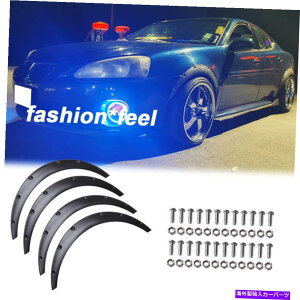 }bhK[h Ԃ̃tF_[tA}bhK[hzC[Jo[|eBAbNG8 GTÕ}bgubNی삷 Car Fender Flares Mudguard Wheel Cover Protect Matte Black for Pontiac G8 GTO
