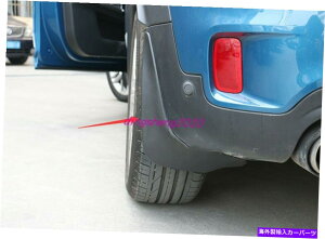 }bhK[h ~jN[p[Jg[}F60p̍vX`bN}bhtbvXvbVK[h}bhK[hZbg Black Plastic Mud Flaps Splash Guard Mudguard Set For Mini Cooper Countryman F60