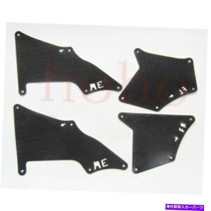 }bhK[h 4x+EzC[Ci[tF_[}bhK[hg^vhLC120 2003-2009̂߂̃g 4x Left+Right Wheel Inner Fender Mudguard Trim For Toyota Prado LC120 2003-2009