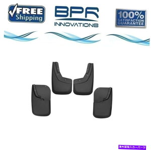 }bhK[h nXL[Ci[11-16tH[hF-250F-350-56686̃nXL[Ci[ZbgZbg Husky Liners Black Front&Rear Mud Guard Set For 11-16 Ford F-250 & F-350 - 56686