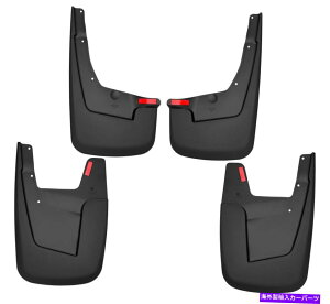�}�b�h�K�[�h �n�X�L�[�}�b�h�K�[�h�t�����g�A���h���A�Z�b�g�t�B�b�g2019�_�b�W����1500�V�����{�f�B�X�^�C�� Husky Mud Guards Front and Rear Set Fits 2019 Dodge Ram 1500 New Body Style