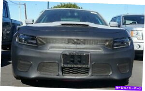 �}�X�N�u�� ���u���t�����g�G���h�}�X�N�J�o�[�u���t�B�b�g2020-2022�_�b�W�`���[�W���[���C�h�{�f�B�t�����C�Z���X Lebra Front End Mask Cover Bra Fits 2020-2022 Dodge Charger Wide Body W/License