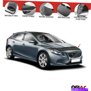 }XNu {{V40 2012-2016p̃tgt[hJo[}XN{lbguveN^[ Front Hood Cover Mask Bonnet Bra Protector For Volvo V40 2012-2016