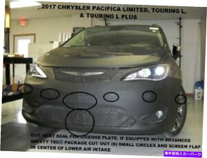 �}�X�N�u�� ���u���t�����g�G���h�}�X�N�J�o�[�u���W�b�g17-20�N���C�X���[�p�V�t�B�J���~�e�b�h���c�[�����OL Lebra Front End Mask Cover Bra Fits 17-20 Chrysler Pacifica Limited & Touring L