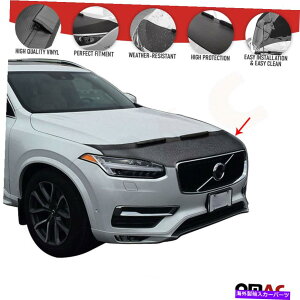 }XNu J[{bNtgt[h}XNrj[uW[veN^[{{XC90 2016-2022 Carbon Look Front Hood Mask Vinyl Bra Protector for Volvo XC90 2016-2022