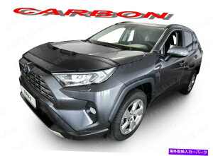 }XNu J[{bNt[huW[tBbgg^u4rav 4 xa50 2018Nm[YtgGh}XN CARBON LOOK HOOD BRA fits Toyota RAV4 RAV 4 XA50 since 2018 NOSE FRONT END MASK